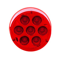 7 LED 2" Round Clearance Light - Amber or Red LEDs (Amber or Red Lens) Light Only or Full Light Kit