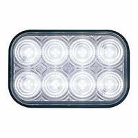 32 LED Rectangular Back-Up Light - White LEDs (Clear Lens) Light Only or Full Light Kit