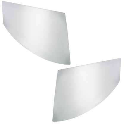 Chrome Front Aero-Style Bumper Trim For 2015-2017 Volvo VNL - Driver or Passenger Side