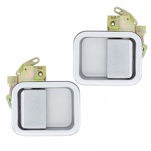 Chrome or Black Exterior Door Handle For Mack Pinnacle (2008+) & Vision (2000-2008) - Chrome Exterior Door Handle For Mack Pinnacle (2008+) & Vision (2000-2008) - Driver