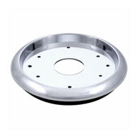 United Pacific - Chrome Front Bumper Light Adapter For Freightliner Columbia