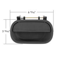Black Plastic Exterior Door Handle For 1995-2007 Isuzu NPR (Driver or Passenger Side)