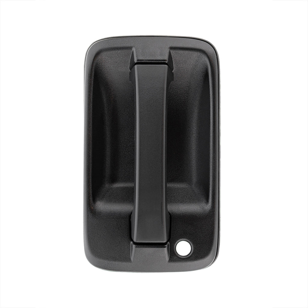 Black Plastic Exterior Door Handle For 2008-2017 Isuzu NPR (Driver or Passenger Side)