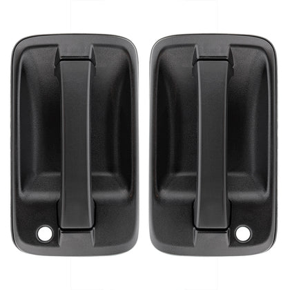 Black Plastic Exterior Door Handle For 2008-2017 Isuzu NPR (Driver or Passenger Side)