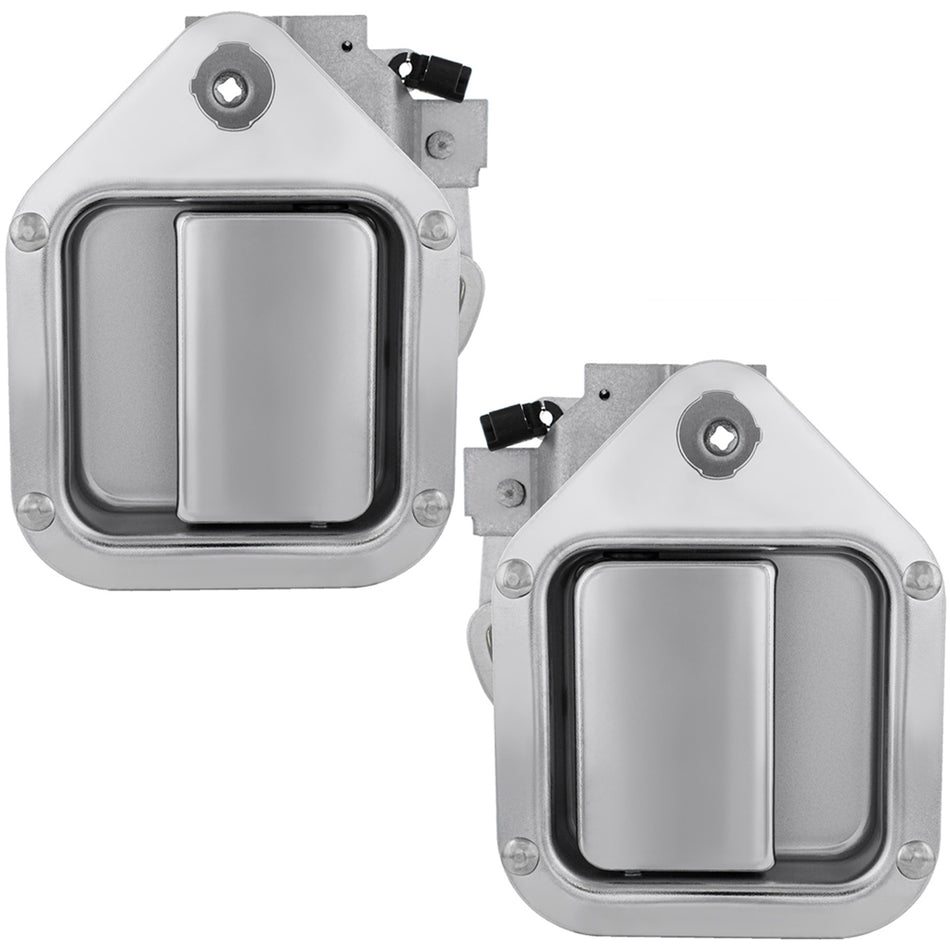 Chrome Exterior Handle For 1982-2006 Kenworth W900/T800/T600 - Driver or Passenger Side