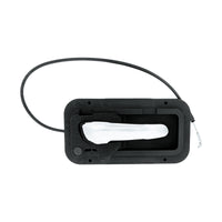 Chrome Interior Door Handle W/Cable & Base For Peterbilt 389 (2008-2023) And 386 (2006-2016) - Driver or Passenger Side