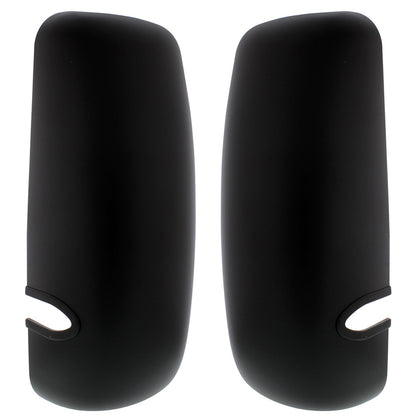 Matte Black Mirror Cover For 1990+ Kenworth T170/T270/T370/T440/T470/T600/T660/T800 - Driver or Passenger Side