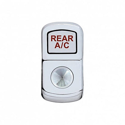 United Pacific - "Rear A/C" Rocker Switch Cover - Indented