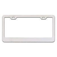 United Pacific - Chrome Wide Bottom 2 Hole License Plate Frame