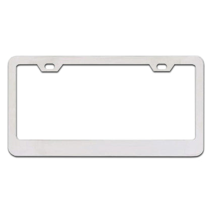 United Pacific - Chrome Wide Bottom 2 Hole License Plate Frame