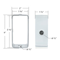 United Pacific - Stainless Steel Mirror Light Bracket