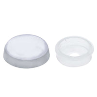 United Pacific - Chrome Plastic Snap-On Screw Cover For #10 And #12 Screws
