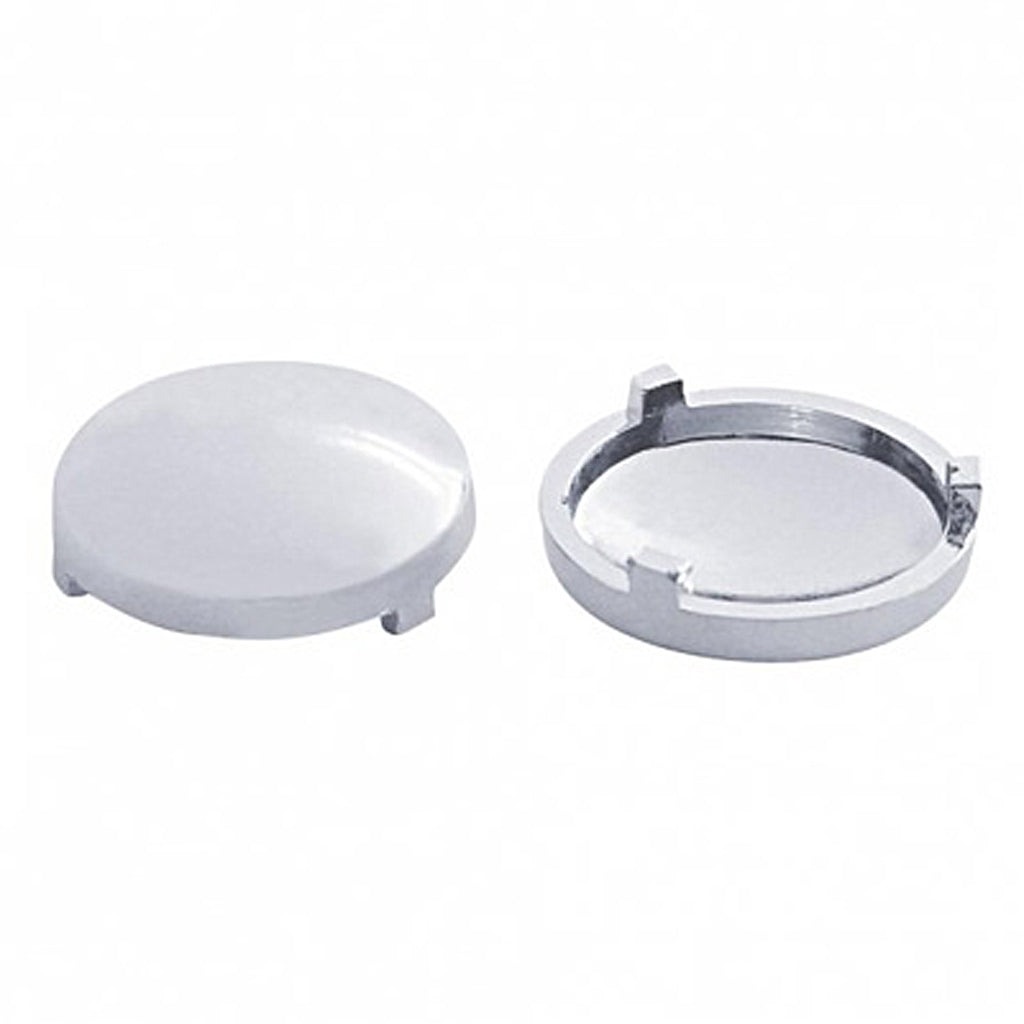 Chrome Plastic Covers For 3/4" Round Vinyl Button For Most Freightliner & International