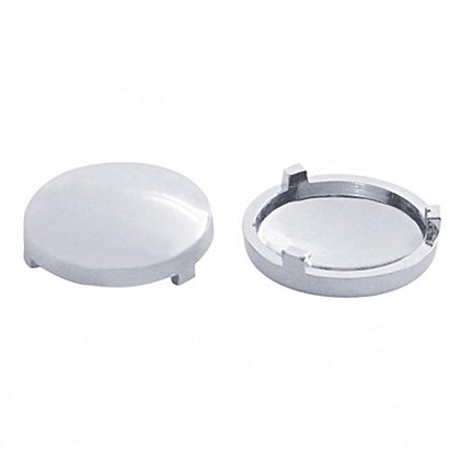 Chrome Plastic Covers For 3/4" Round Vinyl Button For Most Freightliner & International