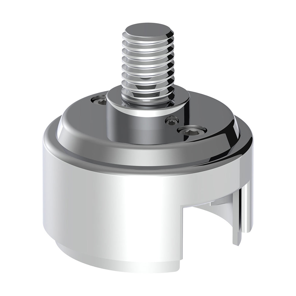1/2"-13 Thread-On Shift Knob Mounting Adapter For Eaton Fuller Style 13/15/18 Shifter (Chrome)