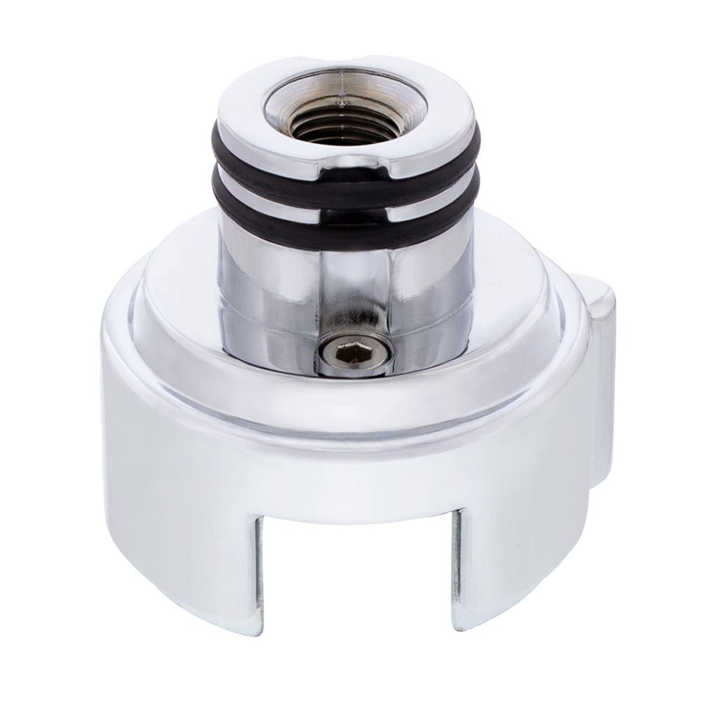 Gearshift Adapter w LED Mount For Eaton-Fuller 13/15/18 Speed (Chrome/Vertical)