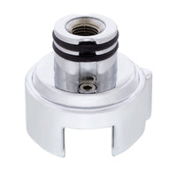 Gearshift Adapter w LED Mount For Eaton-Fuller 13/15/18 Speed (Chrome/Vertical)