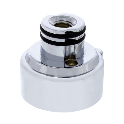 Gearshift Adapter w LED Mount For Eaton-Fuller 9/10 Speed (Chrome/Vertical)