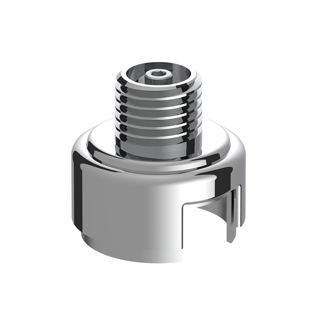 M30X3.5 Thread-On Gearshift Knob Chrome Mounting Adapter For Eaton Fuller Style 13/15/18 Speed (Vertical)