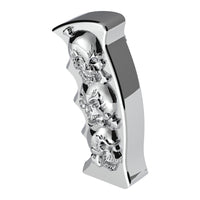 United Pacific - Thread-On Skulls Pistol Grip Gearshift Knob (Chrome, Red or Blue)