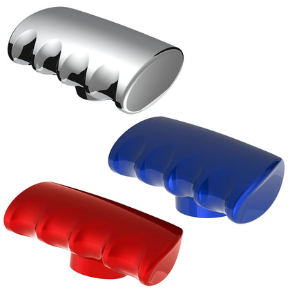 United Pacific - Thread-On T-Shape Gearshift Knob (Chrome, Red or Blue)
