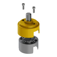 1/2"-13 Thread-On Shift Knob Mounting Adapter For Eaton Fuller Style 13/15/18 Shifter (Various Colors)