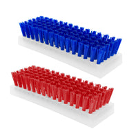 United Pacific - Blue or Red Nylon Boot Brush