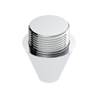 United Pacific - Chrome Aluminum M30X3.5 Male To 3/8"-16 Female Beer Tap Adapter