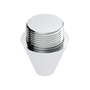 United Pacific - Chrome Aluminum M30X3.5 Male To 3/8"-16 Female Beer Tap Adapter