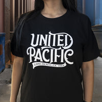 United Pacific - Calligraphy Truck T-Shirt (Various Sizes)