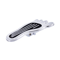 United Pacific - Chrome Barefoot Shape Dimmer Switch Cover