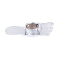 United Pacific - Chrome Barefoot Shape Dimmer Switch Cover