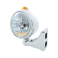 United Pacific - 7" Crystal Headlight w 10 Amber LED Position Lights
