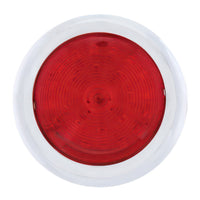 United Pacific - 41 LED 1950 Pontiac Style Tail Light With Chrome Bezel (Red Lens)