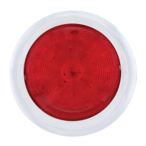 United Pacific - 41 LED 1950 Pontiac Style Tail Light With Chrome Bezel (Red Lens)