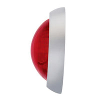 United Pacific - 41 LED 1950 Pontiac Style Tail Light With Chrome Bezel (Red Lens)