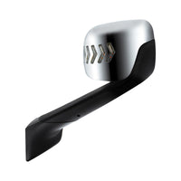 Hood Mirror Assembly w LED Lights On Mirror Cover & Glass For 2018-2024 Cascadia - Heated (Driver or Passenger Side)