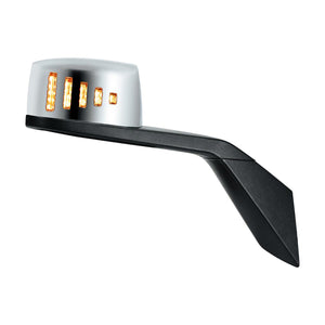 Hood Mirror Assembly w LED Lights On Mirror Cover & Glass For 2018-2024 Volvo VNL (Driver or Passenger Side)