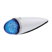 Double Fury 17 LED Dual Function Watermelon Torpedo Cab Light (Clear Lens) - Amber & Blue, Green or Purple LEDs