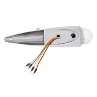 Double Fury 17 LED Dual Function Watermelon Torpedo Cab Light (Clear Lens) - Amber & Blue, Green or Purple LEDs