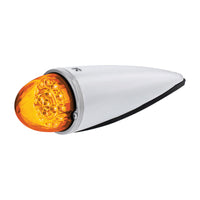 Double Fury 17 LED Dual Function Watermelon Torpedo Cab Light (Clear Lens) - Amber & Blue, Green or Purple LEDs