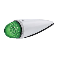 Double Fury 17 LED Dual Function Watermelon Torpedo Cab Light (Clear Lens) - Amber & Blue, Green or Purple LEDs