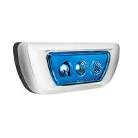 3 LED Double Fury Cab Light For 2013-2021 Kenworth T680 & 2012-2021 Peterbilt 579 (Clear Lens) - Amber & Blue, Green, Purple, Red or White LEDs