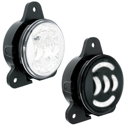 6 LED Competition Series Projector Fog Light For 2018-2024 Volvo VNR (Chrome or Black)