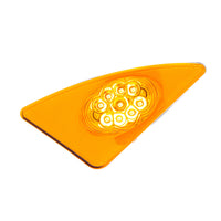 9 LED Competition Series Fender Light For 2007-2017 Kenworth T660 - Amber LEDs (Amber or Clear Lens) - Driver or Passenger