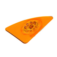 9 LED Competition Series Fender Light For 2007-2017 Kenworth T660 - Amber LEDs (Amber or Clear Lens) - Driver or Passenger