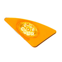 9 LED Competition Series Fender Light For 2007-2017 Kenworth T660 - Amber LEDs (Amber or Clear Lens) - Driver or Passenger