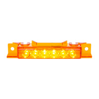 6 LED Competition Series Exterior Visor Light For 1996-2024 Volvo VNL - Amber LEDs (Amber or Clear Lens)