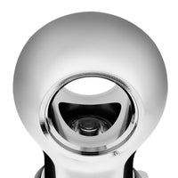 Thread-On Chrome Charlotte Style Gearshift Knob With LED 13/15/18 Speed Adapter (Amber, Blue, White or Red LEDs)