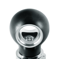 Thread-On Matte Black Charlotte Style Gearshift Knob With LED 13/15/18 Speed Adapter (Amber, Blue, White or Red LEDs)